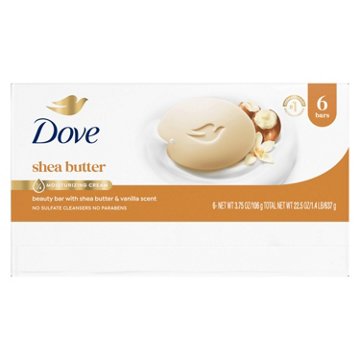 Dove Shea Butter Beauty Bar 6 pk