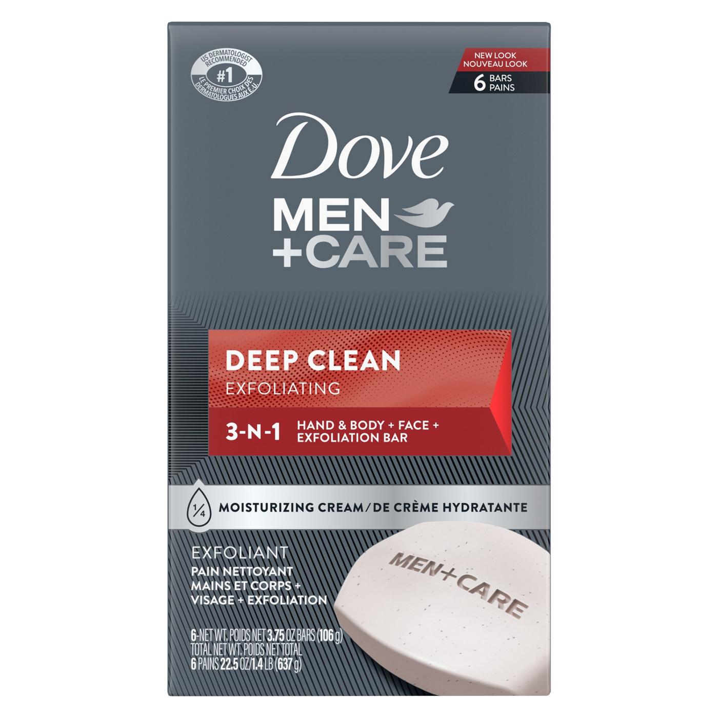 Dove Body Soap and Face Bar Deep Clean; image 1 of 3