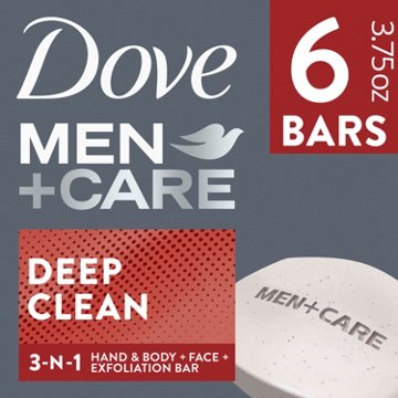 Dove Body Soap and Face Bar Deep Clean