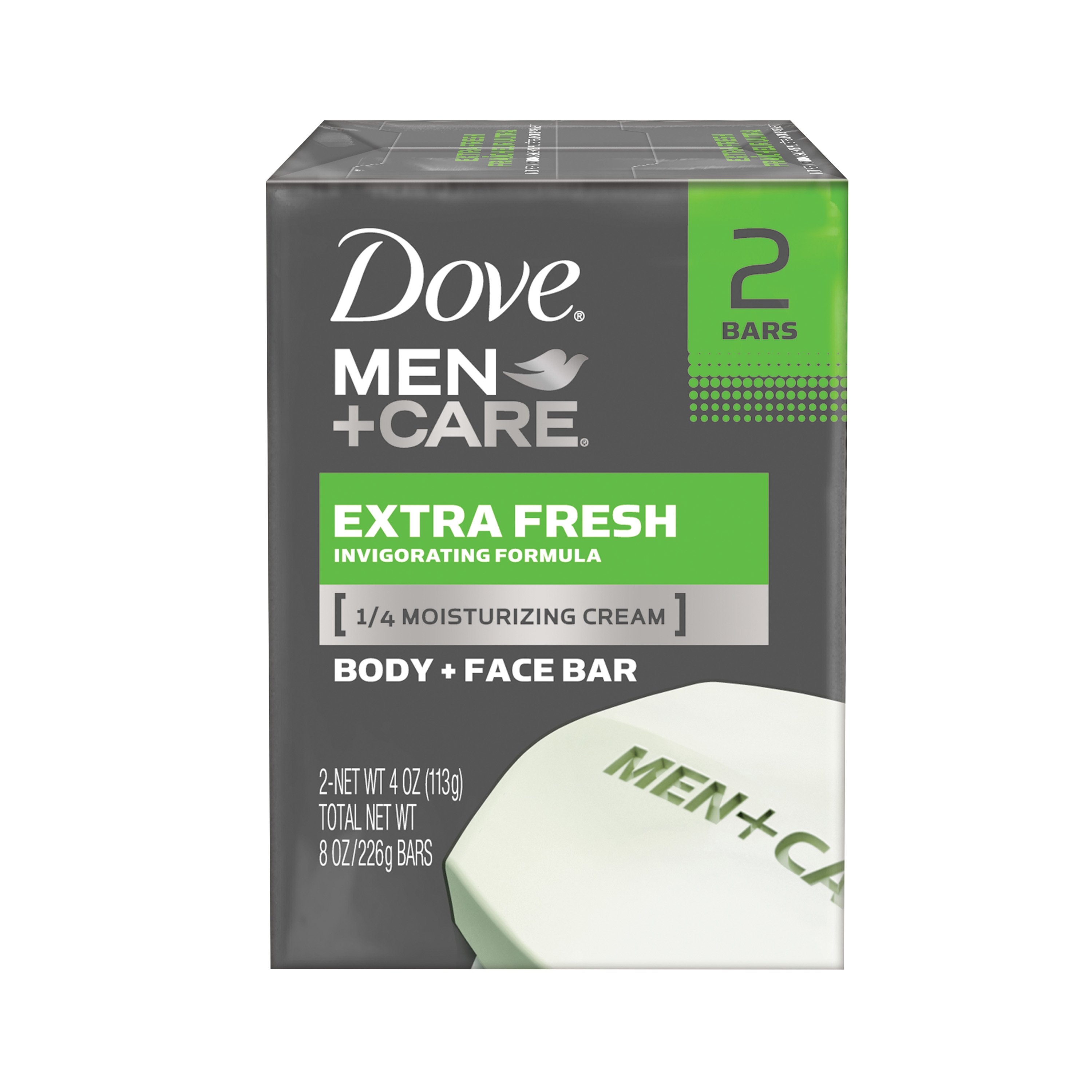 Dove Men+Care Extra Fresh Body and Face Bar 2 pk Shop Hand & Bar Soap