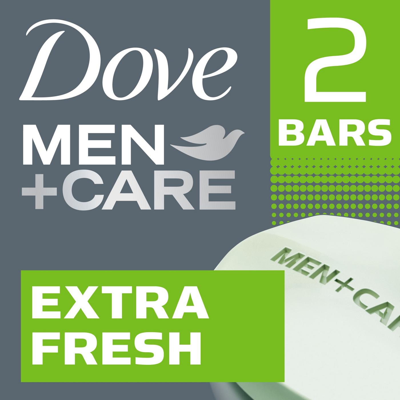 Dove Men+Care Extra Fresh Body and Face Bar 2 pk; image 4 of 4