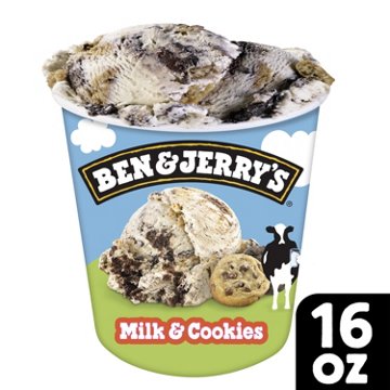 Ben & Jerry's Milk & Cookies Ice Cream