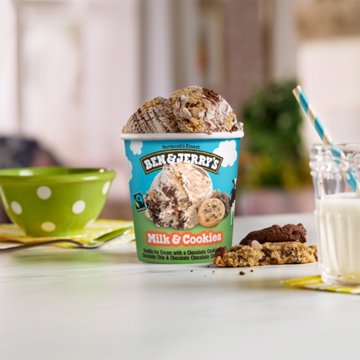 Ben & Jerry's Milk & Cookies Ice Cream