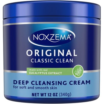 Noxzema Original Classic Deep Cleansing Face Wash Cream with Eucalyptus, 12 oz