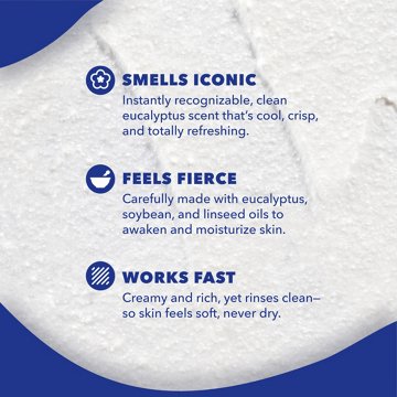 Noxzema Original Classic Deep Cleansing Face Wash Cream with Eucalyptus, 12 oz