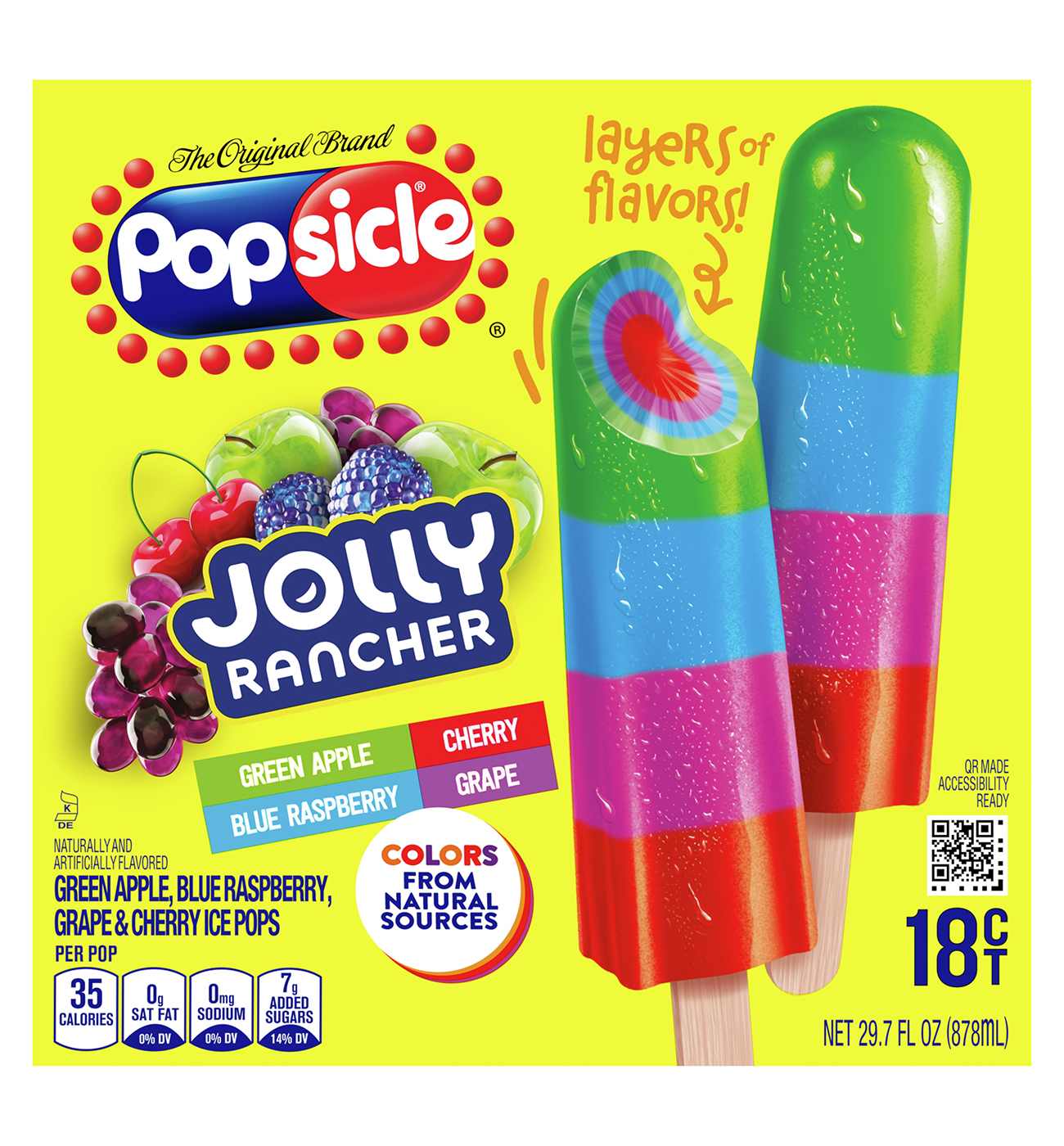 Popsicle Jolly Rancher Ice Pops; image 1 of 7