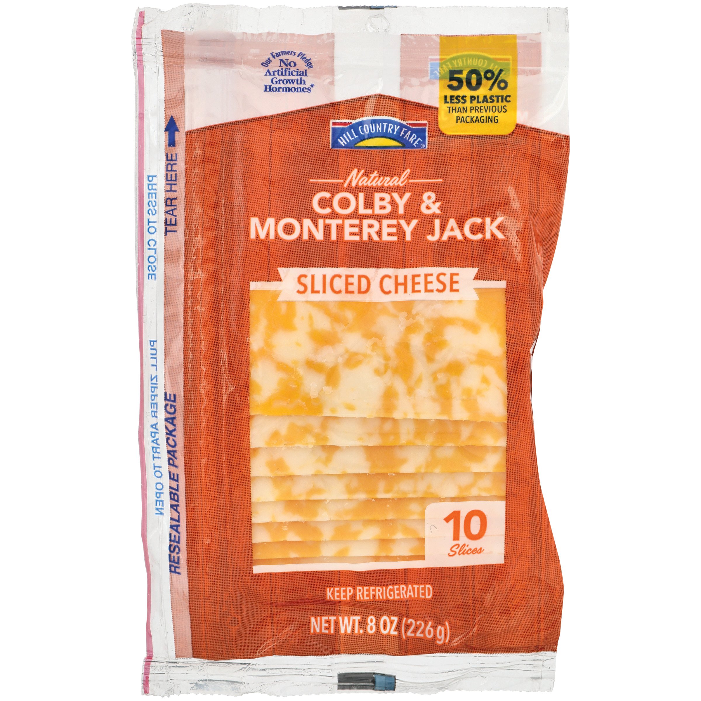 Hill Country Fare Colby & Monterey Jack Sliced Cheese - Shop Cheese At ...