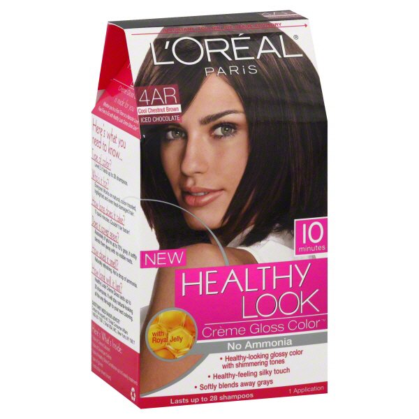 Loréal Paris Healthy Look 4ar Cool Chestnut Brown Iced Chocolate Creme Gloss Color Hair Dye 