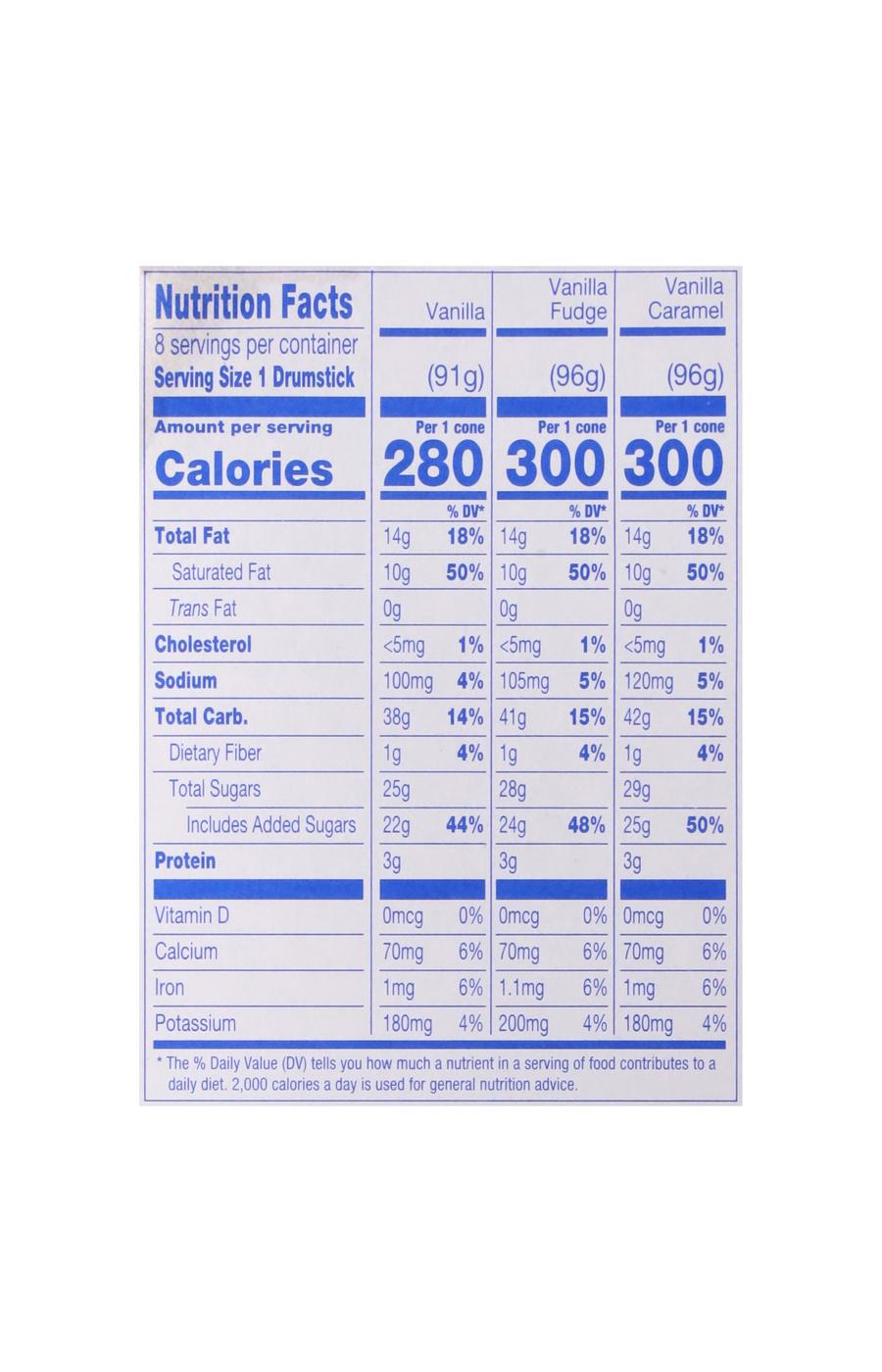 Nestle Drumstick Cookie Dipped Vanilla Variety Pack Sundae Cones; image 2 of 2
