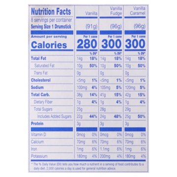 Nestle Drumstick Cookie Dipped Vanilla Variety Pack Sundae Cones, 8 ct