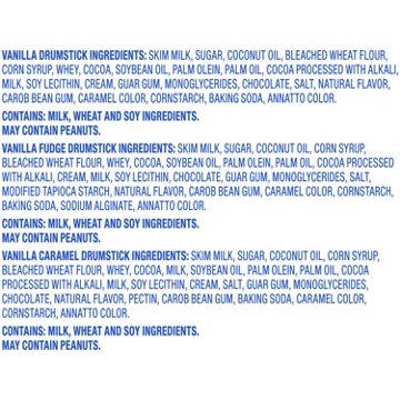 Nestle Drumstick Cookie Dipped Sundae Cones Variety Pack, 8 ct