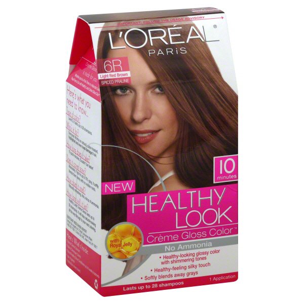 L'Oreal Paris Healthy Look 6R Light Red Brown Spiced ...