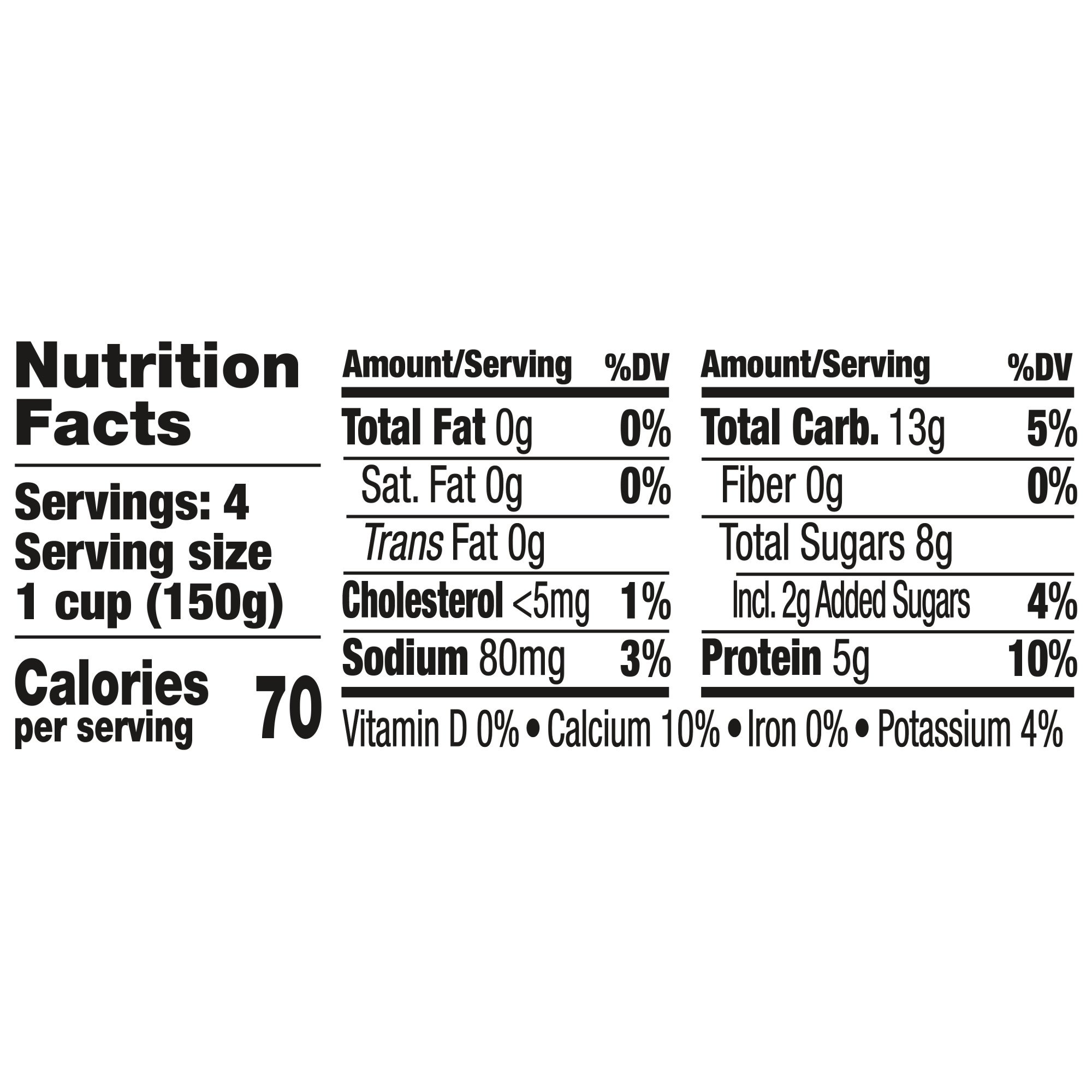 Dannon Light And Fit Greek Yogurt Nutritional Info Strawberry | Shelly ...