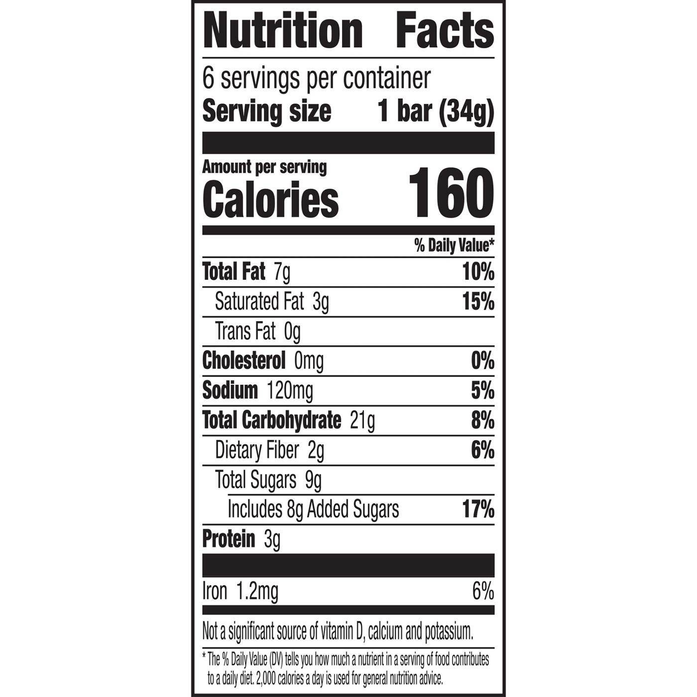 Nature Valley Dark Chocolate Peanut & Almond Sweet & Salty Nut Granola Bars; image 5 of 7