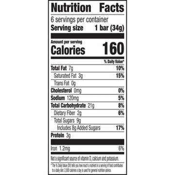 Nature Valley Dark Chocolate Peanut & Almond Sweet & Salty Nut Granola Bars, 6 ct