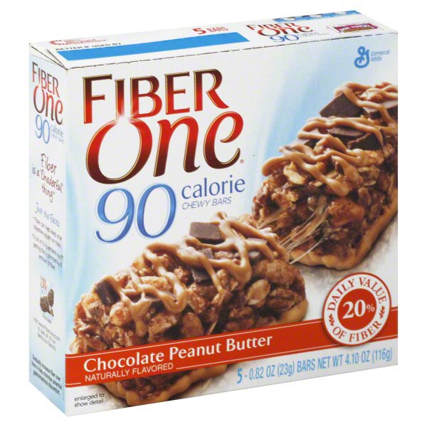 Fiber One 90 Calorie Chocolate Peanut Butter Chewy Bars Shop Granola & snack bars at HEB