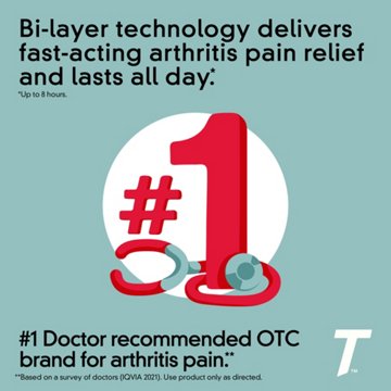 Tylenol 8-hr Arthritis Pain Relief Acetaminophen Caplets, 100 ct