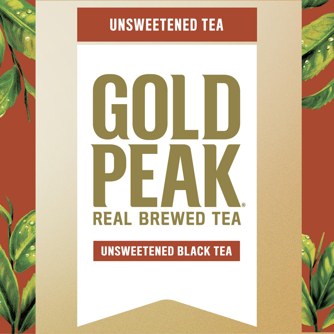 Gold Peak Unsweetened Black Iced Tea Drink; image 2 of 5