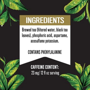 Gold Peak Zero Sugar Sweet Tea, 52 oz