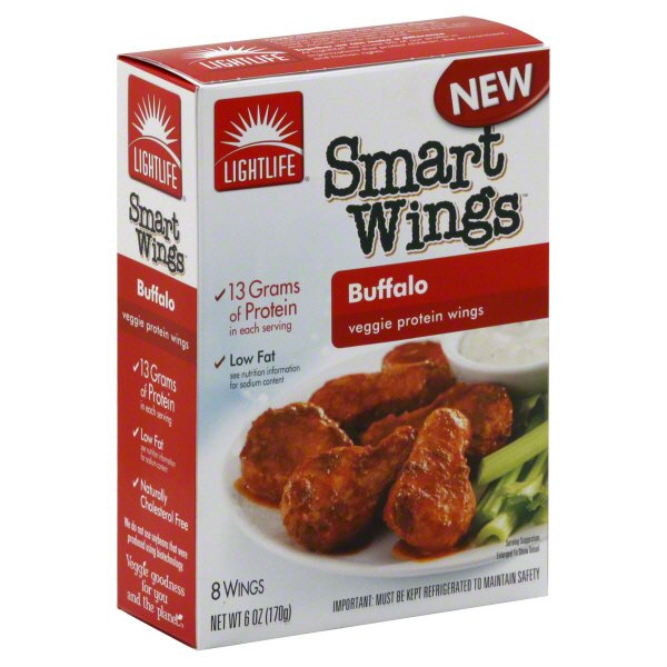 Lightlife Smart Wings Buffalo Veggie Protein Wings Shop Tofu & Meat