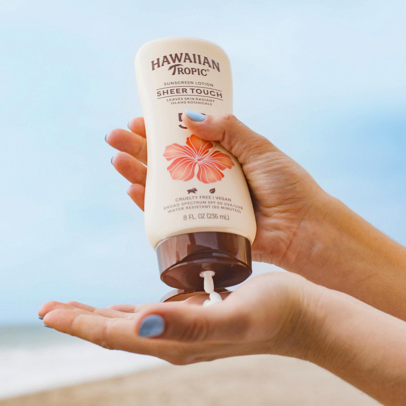Hawaiian Tropic Sheer Touch Sunscreen Lotion Broad Spectrum - SPF 30; image 5 of 9
