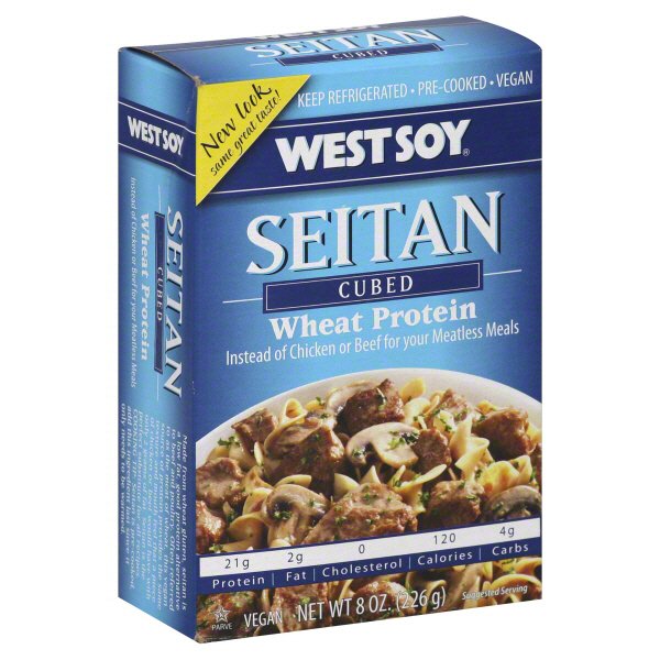 West Soy Cubed Seitan Shop Tofu & Meat Alternatives at HEB