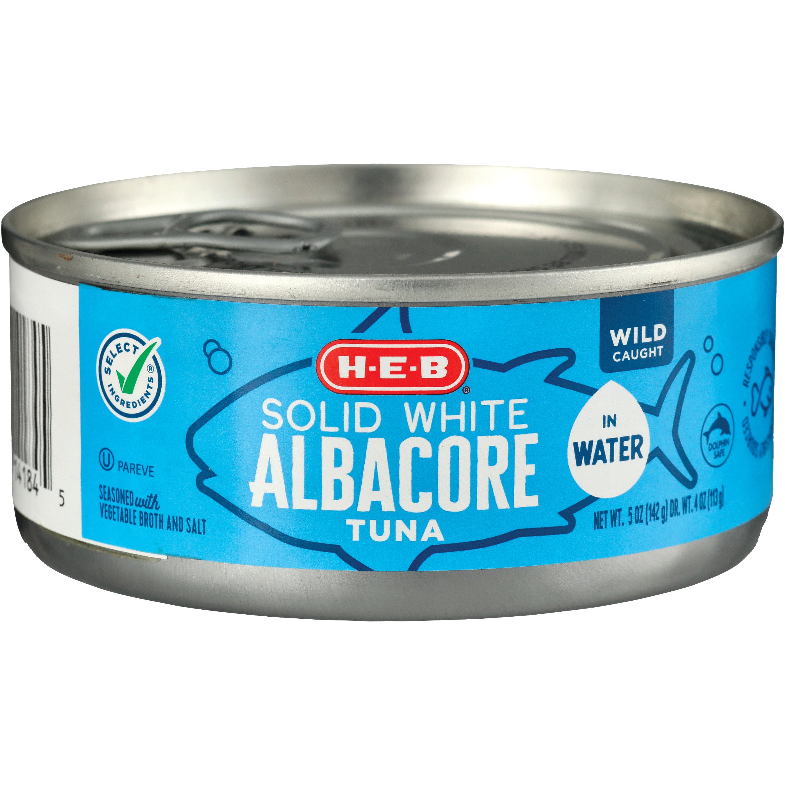 HEB Premium White Meat Albacore Tuna in Water Shop Seafood at HEB