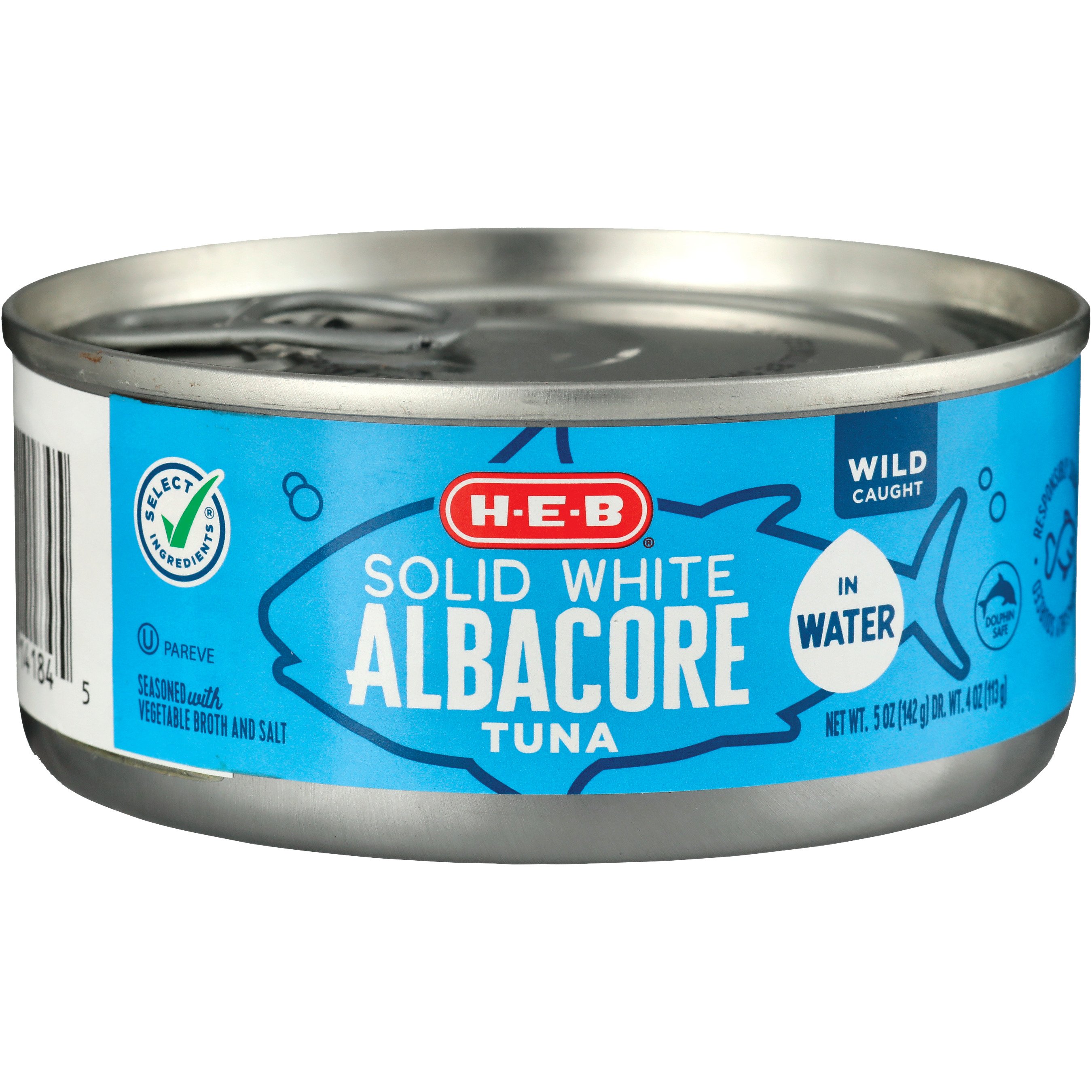 H-E-B Premium White Meat Albacore Tuna In Water - Shop Seafood At H-E-B