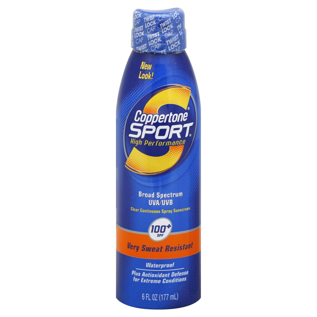 Coppertone Sport High Performance Very Sweat Resistant Sunscreen Spray