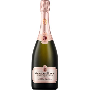 Graham Beck Brut Rose South Africa Sparkling Wine, 750 mL