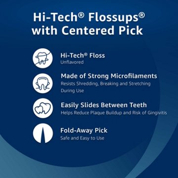 H-E-B Super Strength Dental Flossers & Pick, 90 ct