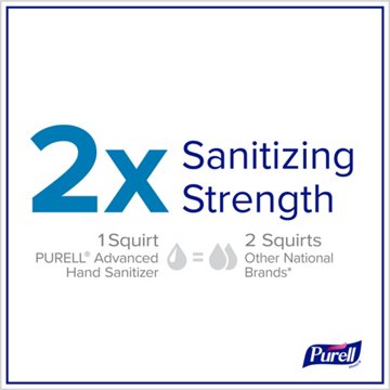 Purell Travel Size Advanced Hand Sanitizer - Refreshing Gel, 2 oz