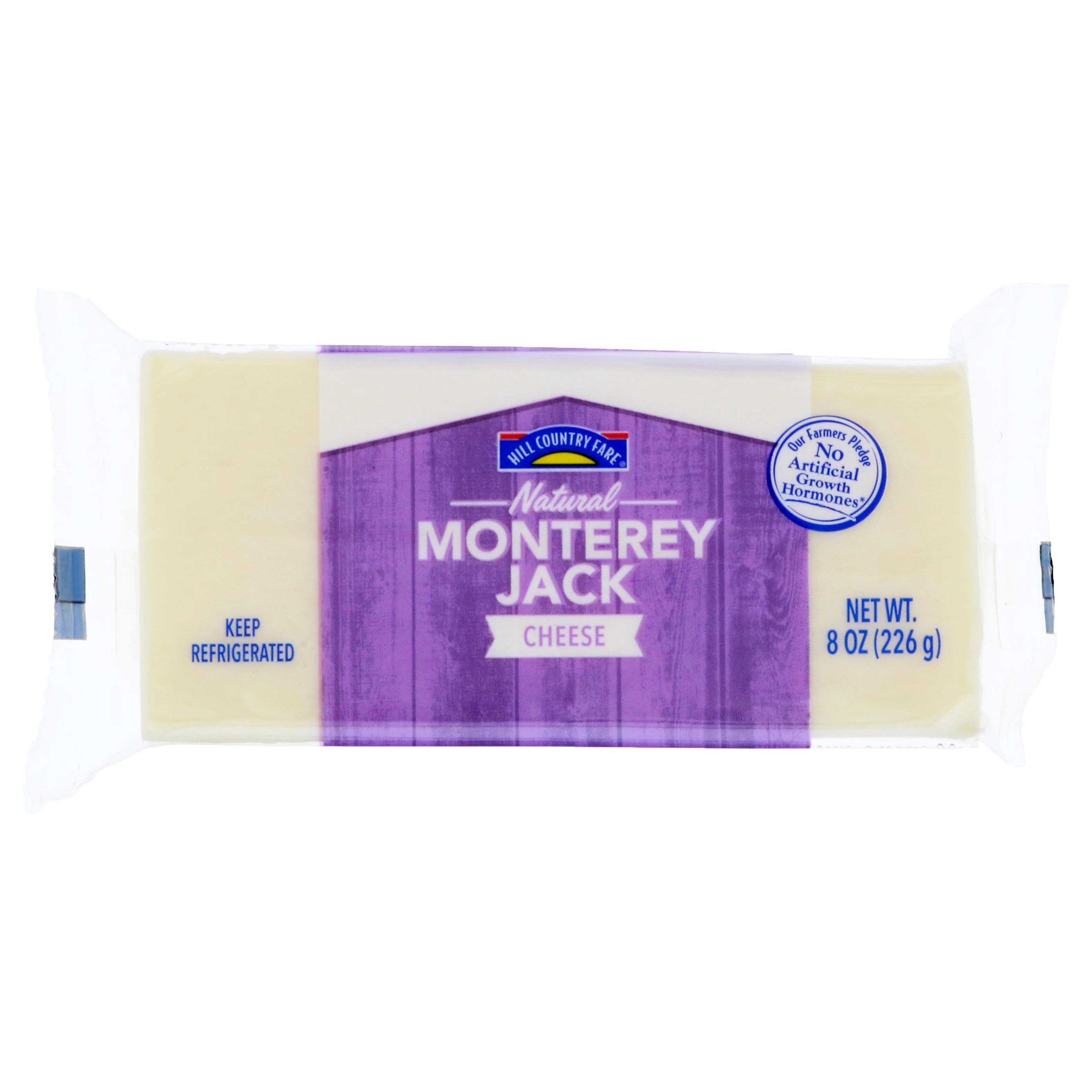 Hill Country Fare Monterey Jack Cheese, 8 oz