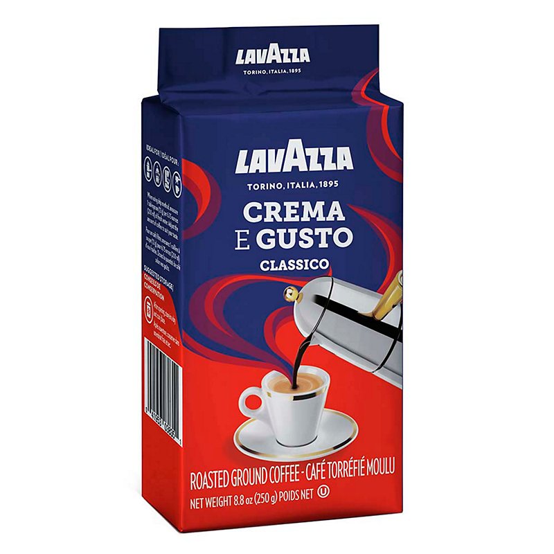 LavAzza Crema E Gusto Roasted Ground Coffee Shop Coffee