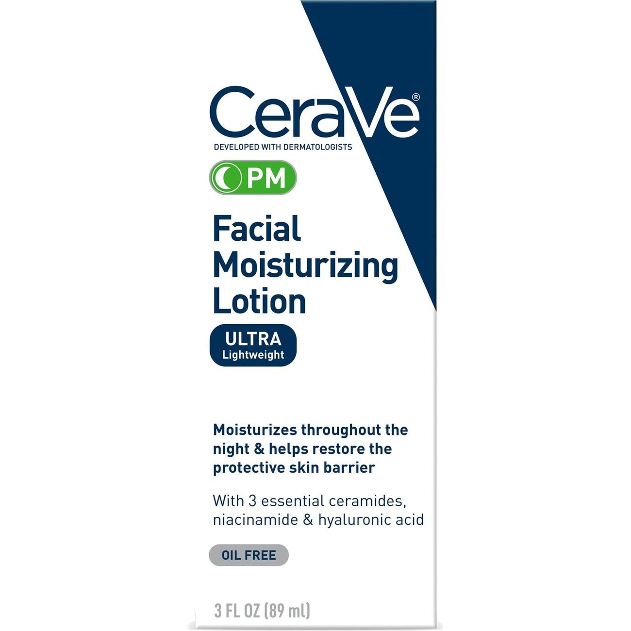 乳液・ミルク CeraVe PM Facial Moisturizing Lotion Amazon.com: CeraVe PM Facial Moisturizing Lotion, Night