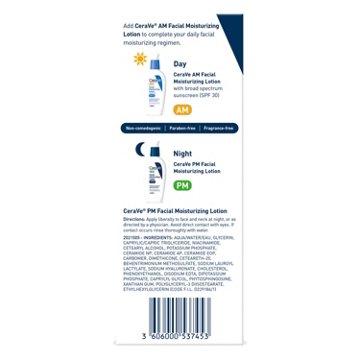 CeraVe PM Facial Moisturizing Lotion, 3 oz