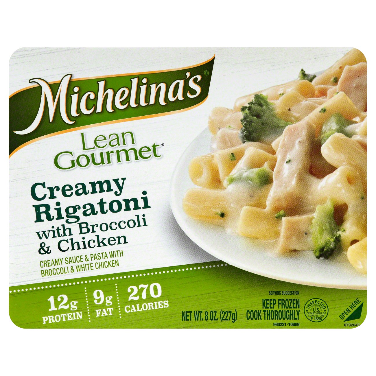 Michelina's Lean Gourmet Creamy Rigatoni with Broccoli and Chicken - Shop  Meals & Sides at H-E-B