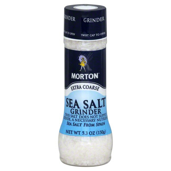 Morton Extra Coarse Sea Salt Grinder Shop Herbs & spices at HEB
