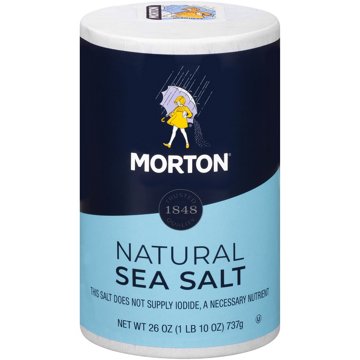 Morton Natural All-Purpose Sea Salt, 26 oz