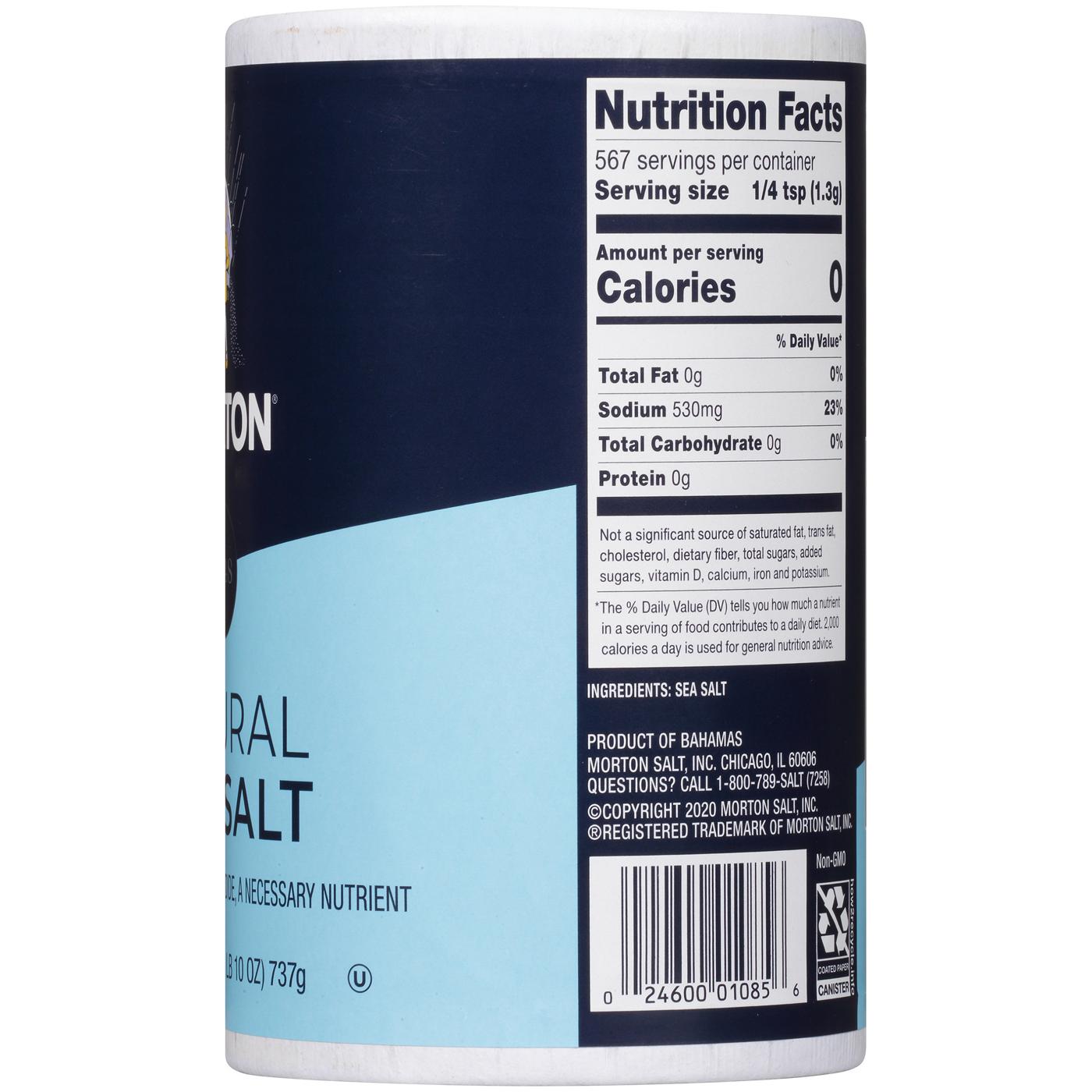 Morton Natural AllPurpose Sea Salt Shop Herbs & spices at HEB