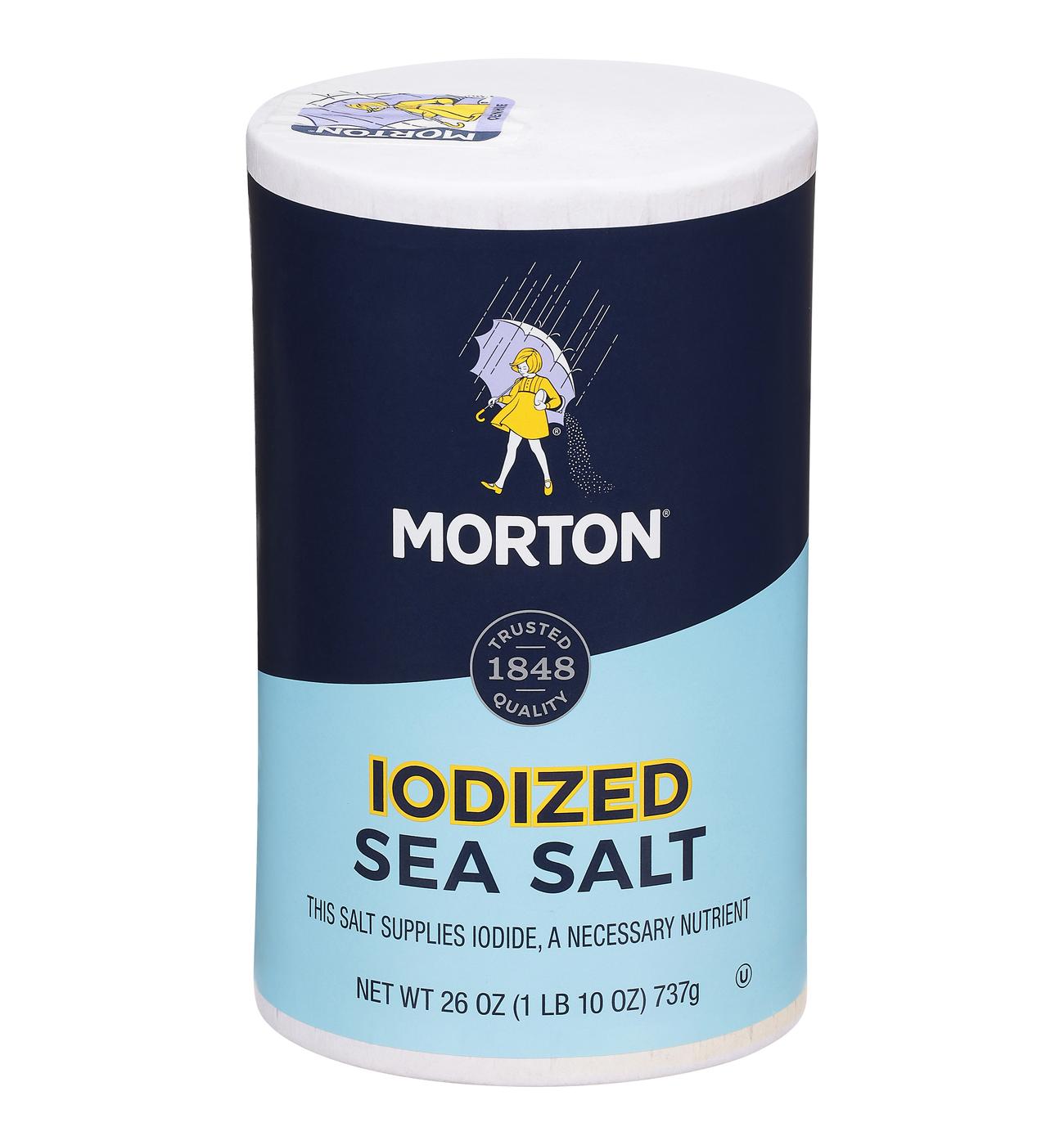 Morton All-Purpose Iodized Sea Salt; image 1 of 8