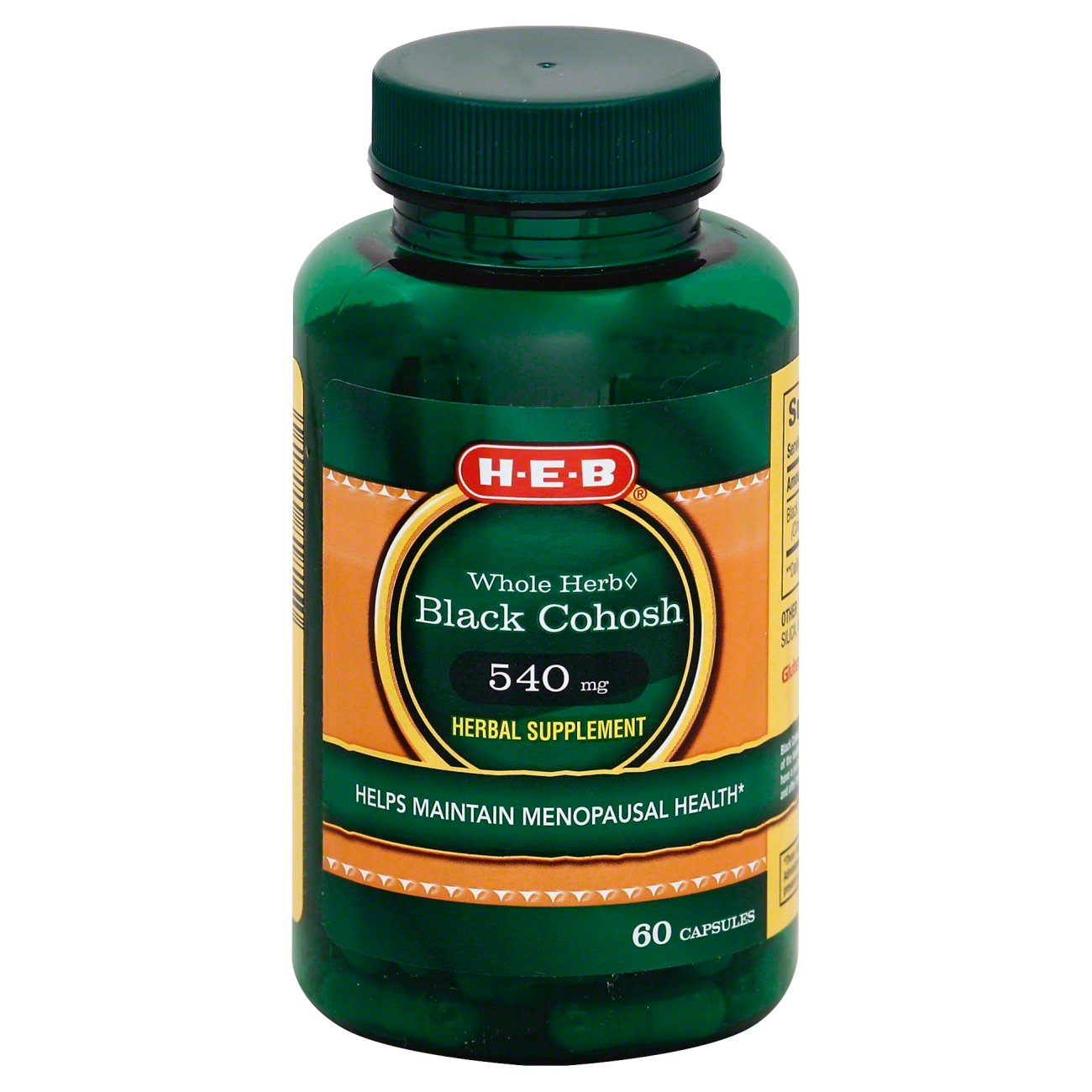 HEB Whole Herb Black Cohosh 540 mg Capsules Shop Herbs & homeopathy