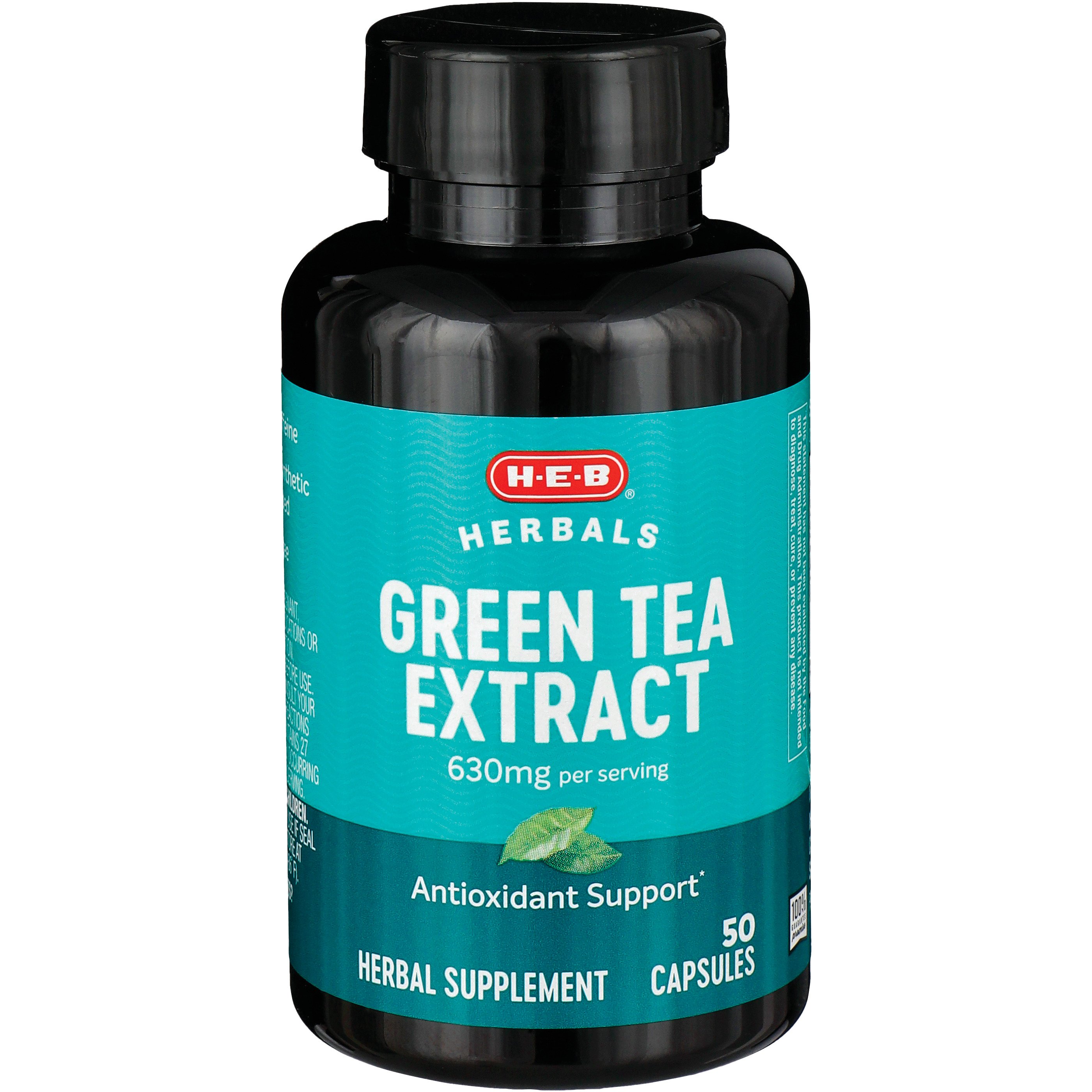 H-E-B Herbals Green Tea Extract Capsules - 630 Mg - Shop Vitamins ...