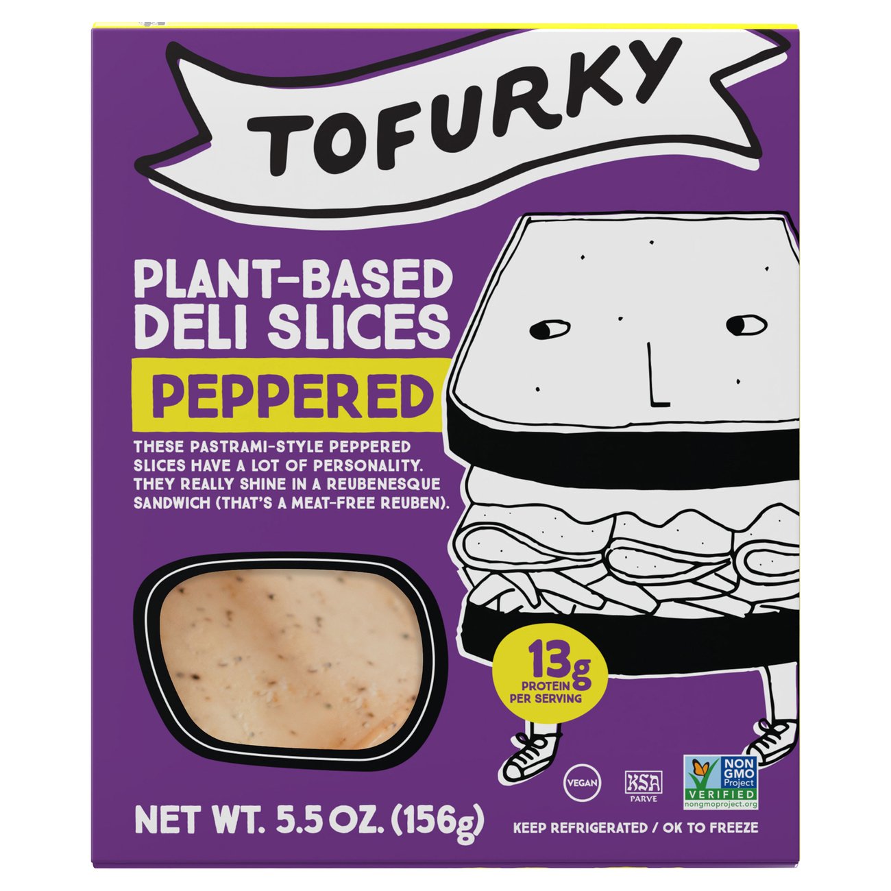 Tofurky Peppered PlantBased Deli Slices Shop Tofu & meat alternatives at HEB