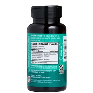 H-E-B Herbals Valerian Root 2,400 mg Capsules