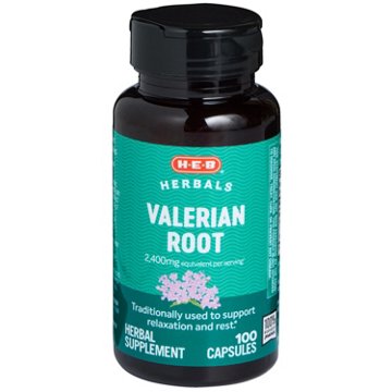 H-E-B Herbals Valerian Root 2,400 mg Capsules