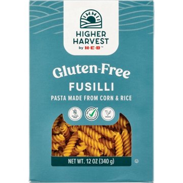 Higher Harvest by H-E-B Gluten Free Fusilli Pasta Noodles, 12 oz