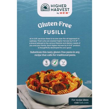 Higher Harvest by H-E-B Gluten Free Fusilli Pasta Noodles, 12 oz