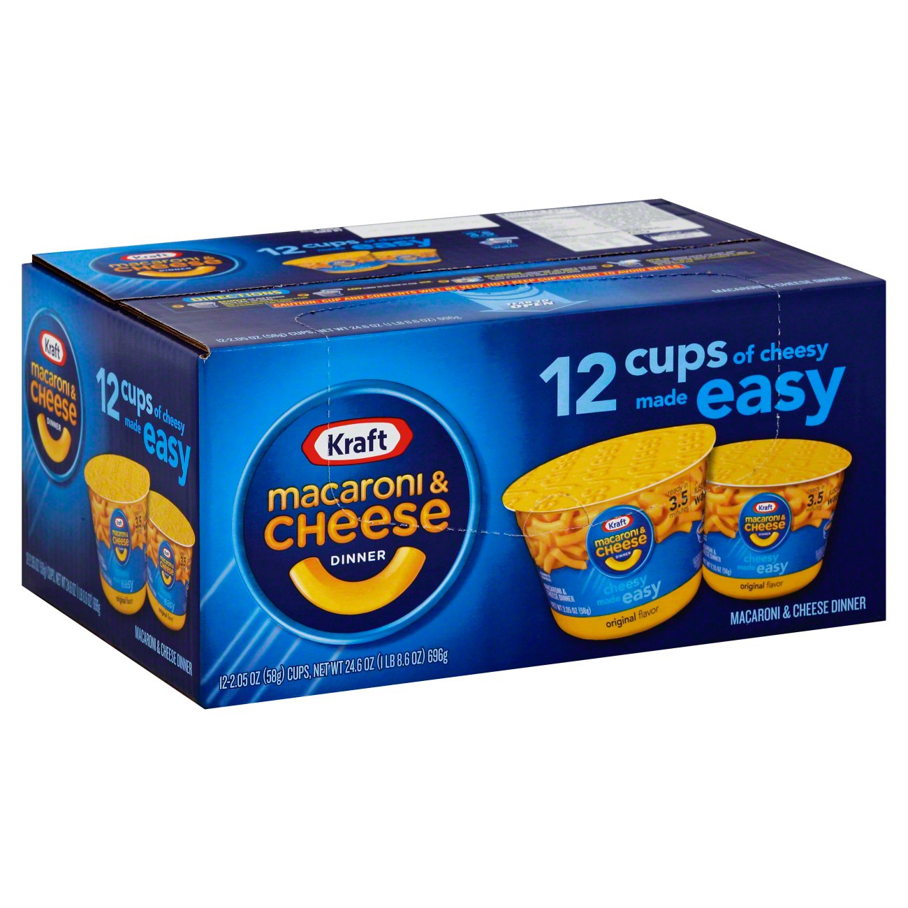 Kraft Easy Mac Original Macaroni & Cheese Cups Shop Pantry Meals at HEB