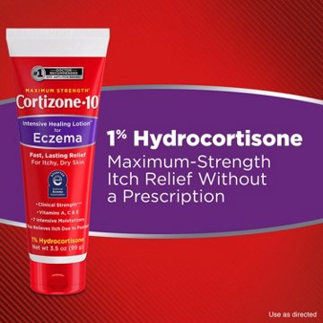 Cortizone 10 Maximum Strength Intensive Healing Eczema Lotion, 3.5 oz